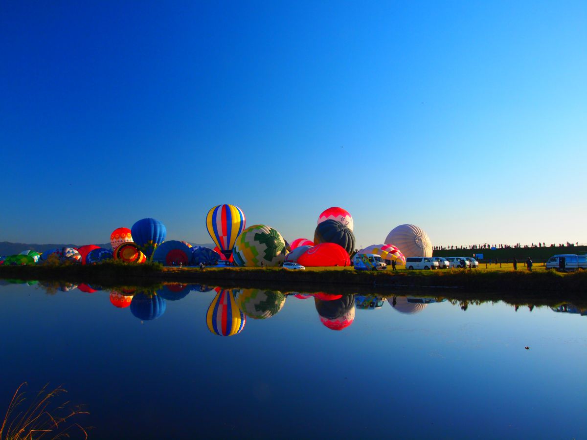 水面は自然の鏡に 自然 風景 河川 Ganref