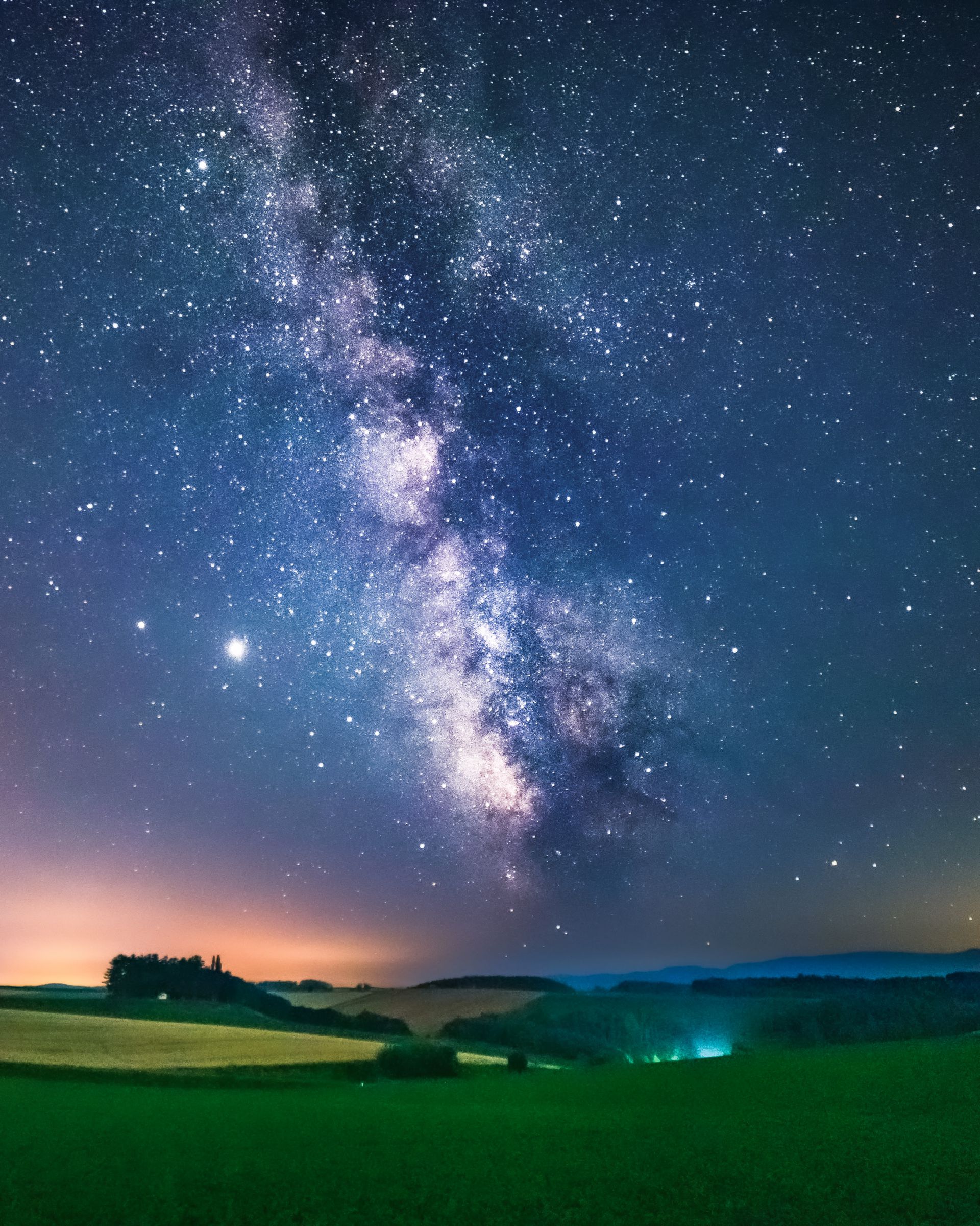 美瑛の丘と天の川 | GANREF