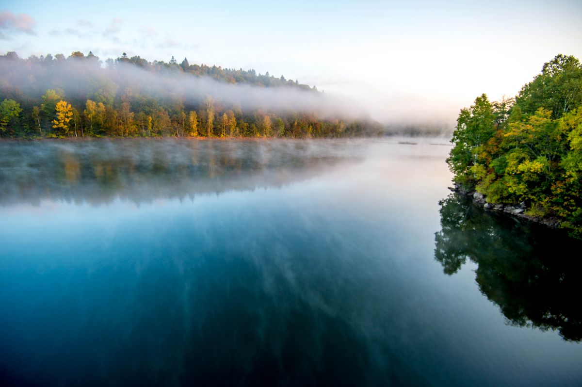 秋深まる 朱鞠内湖 自然 風景 湖沼 Ganref