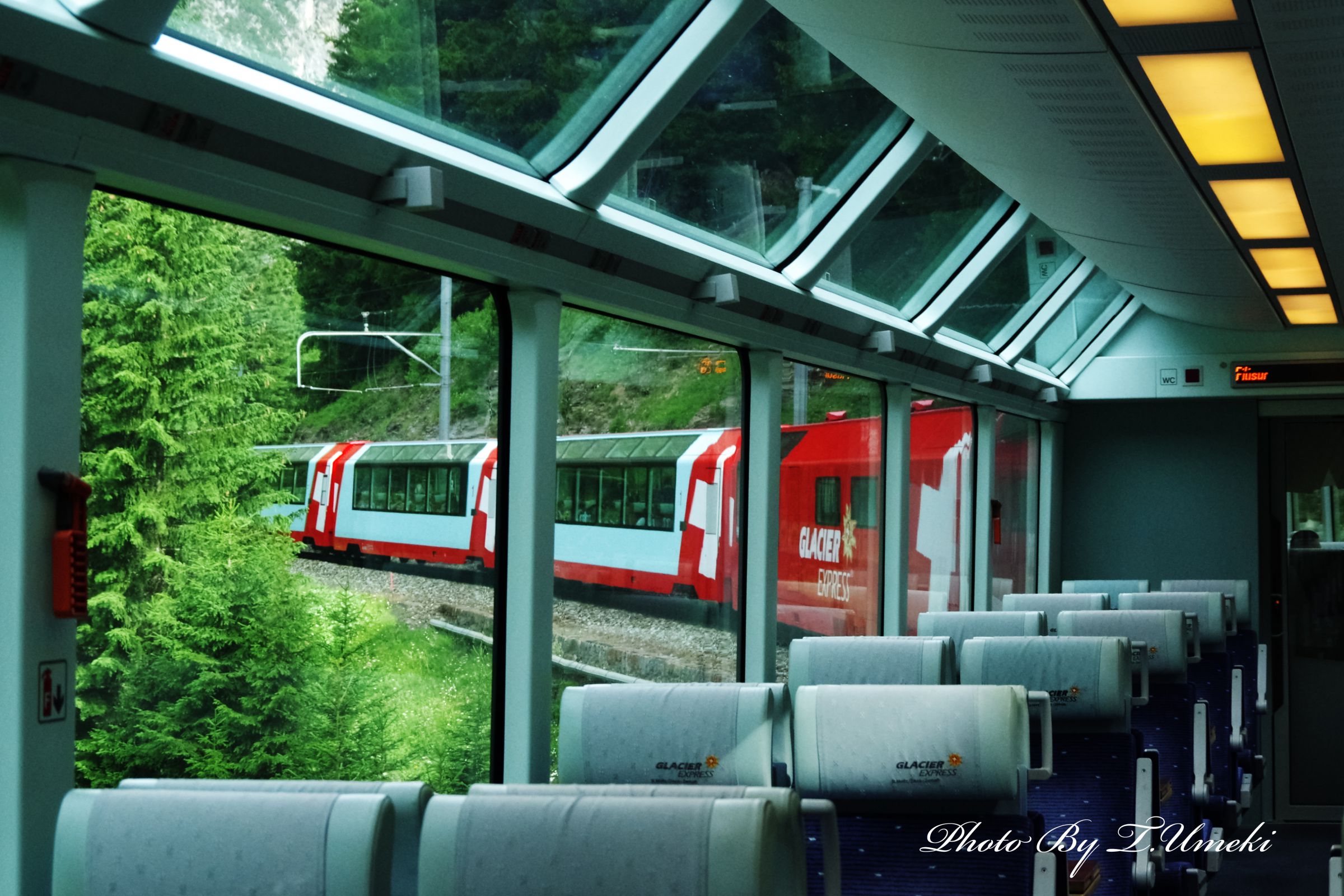 氷河特急車内風景 | GANREF