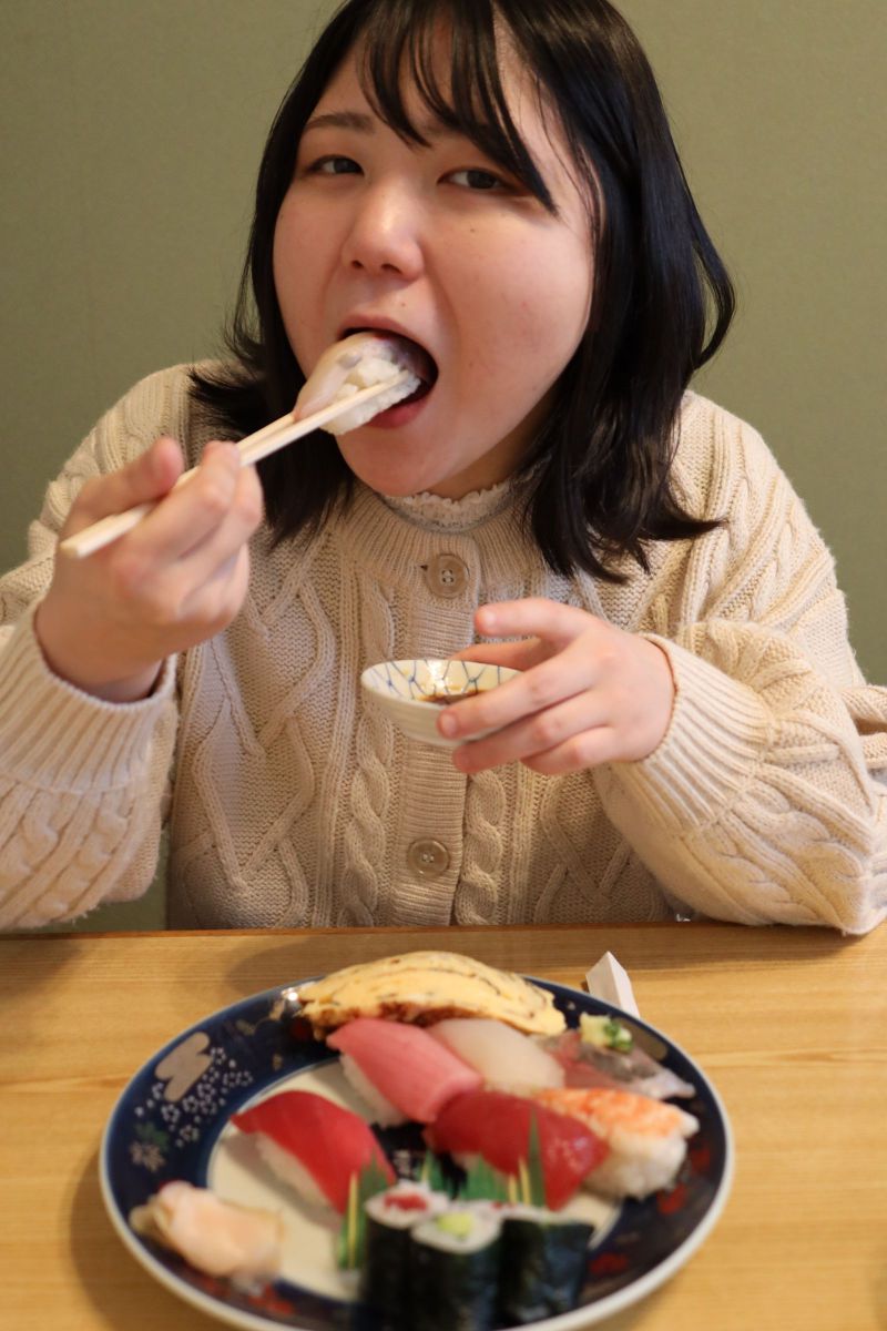 寿司屋で誕生会 GANREF