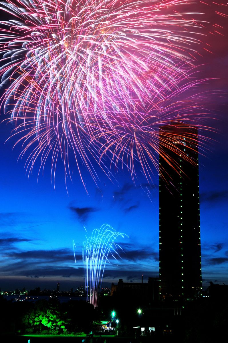 第33回 千葉市民花火大会 街並み 建物 ビル タワー Ganref