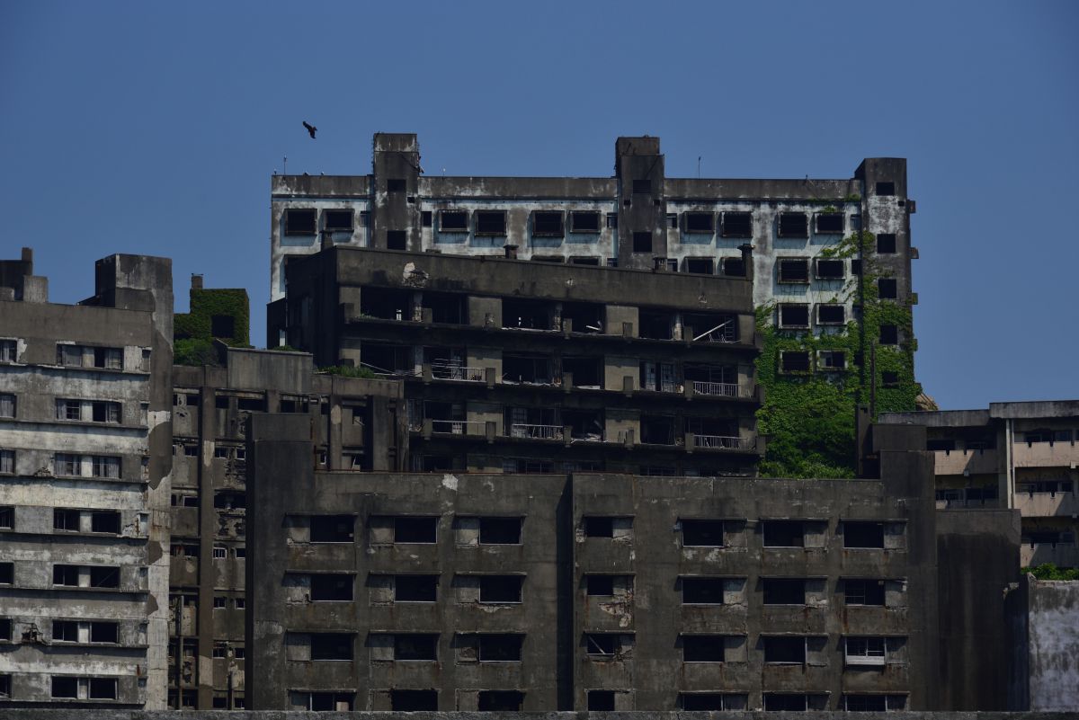 軍艦島２ 街並み 建物 世界文化遺産 Ganref