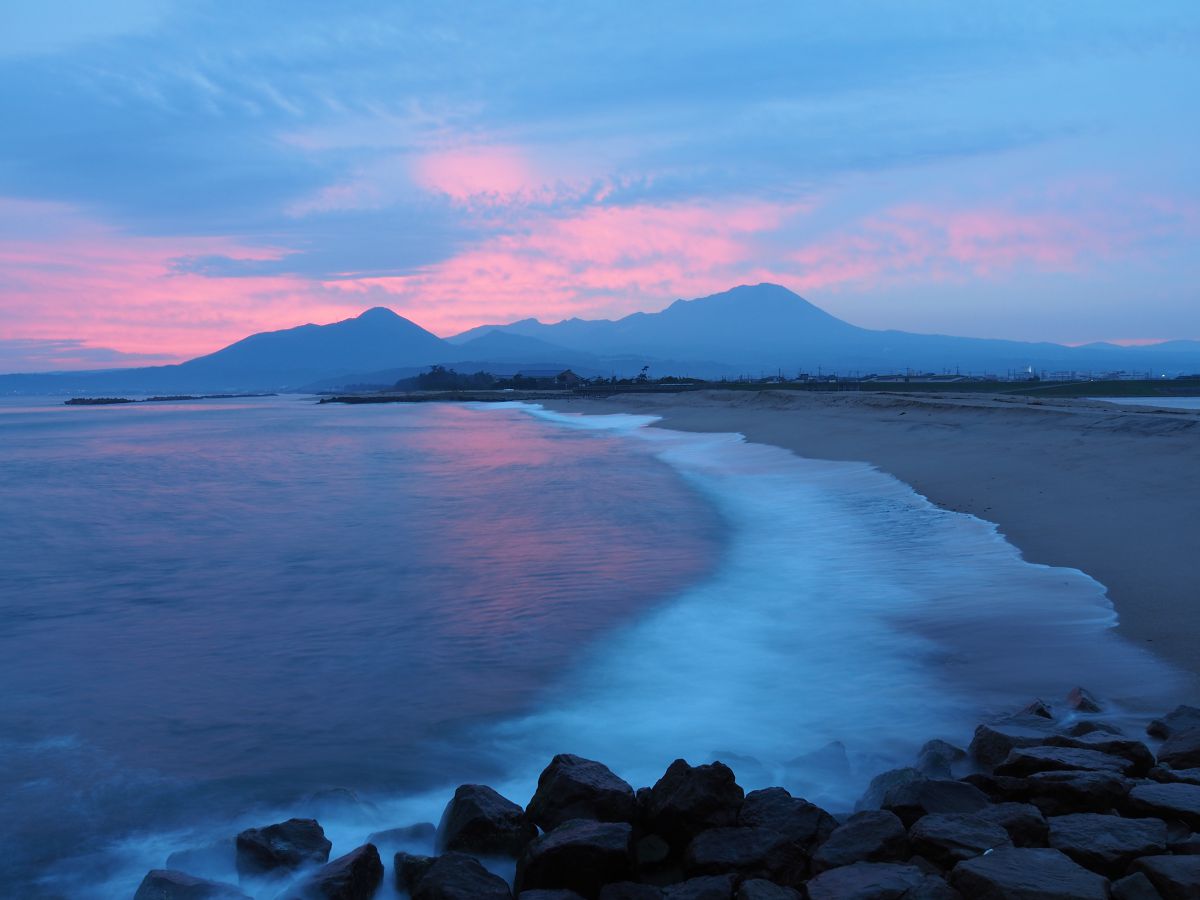 日野川河口 自然 風景 海 Ganref