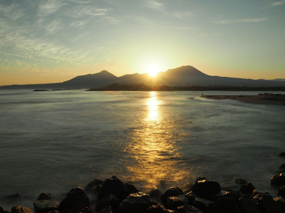 日野川河口 自然 風景 河川 Ganref