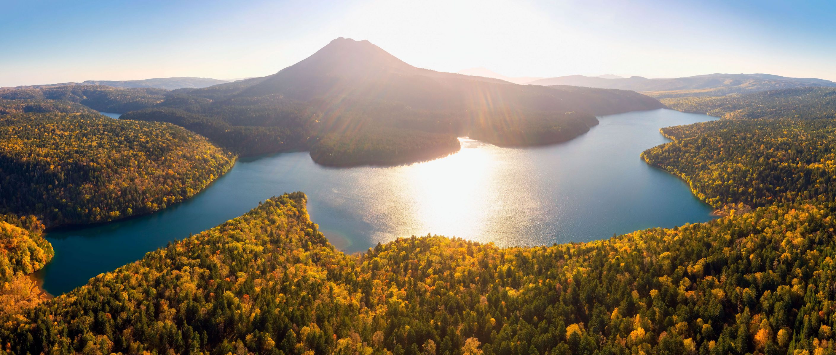 紅葉の北海道 ドローンによる空撮 | GANREF