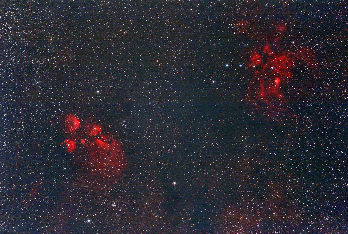 Ngc6357彼岸花星雲 Ngc6334出目金星雲 自然 風景 宇宙 天体 Ganref