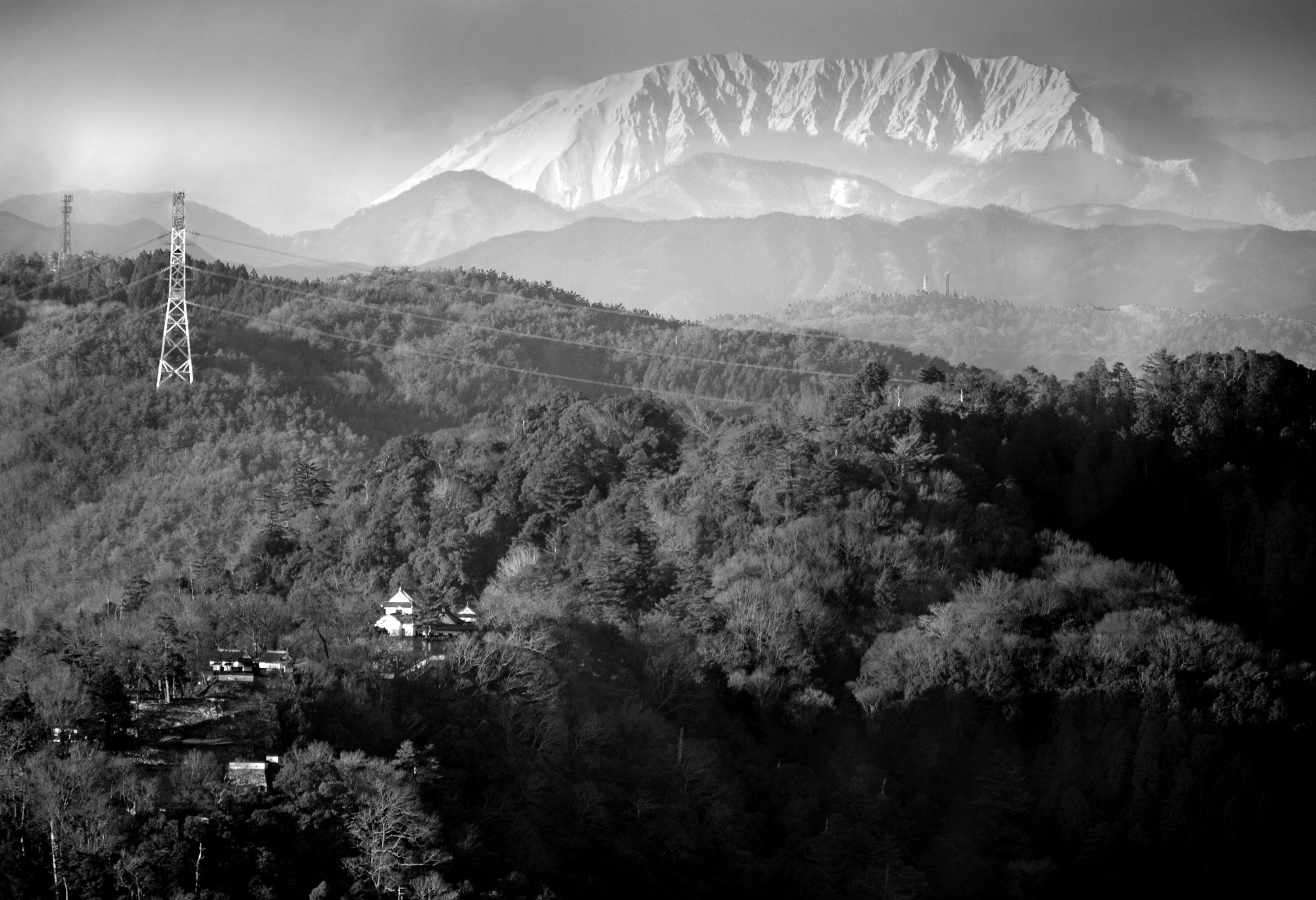 備中松山城と伯耆大山 | GANREF