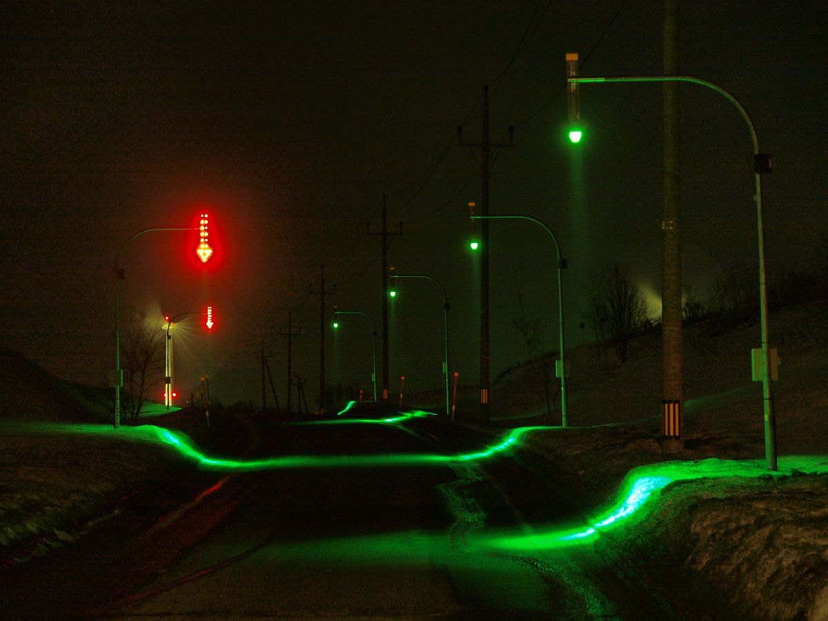 北海道の夜 街並み 建物 夜景 Ganref