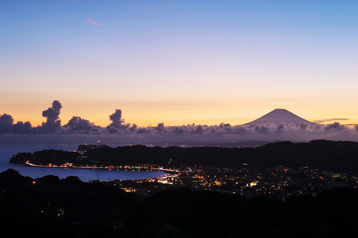 夕暮れの古都鎌倉 自然 風景 空 雲 Ganref