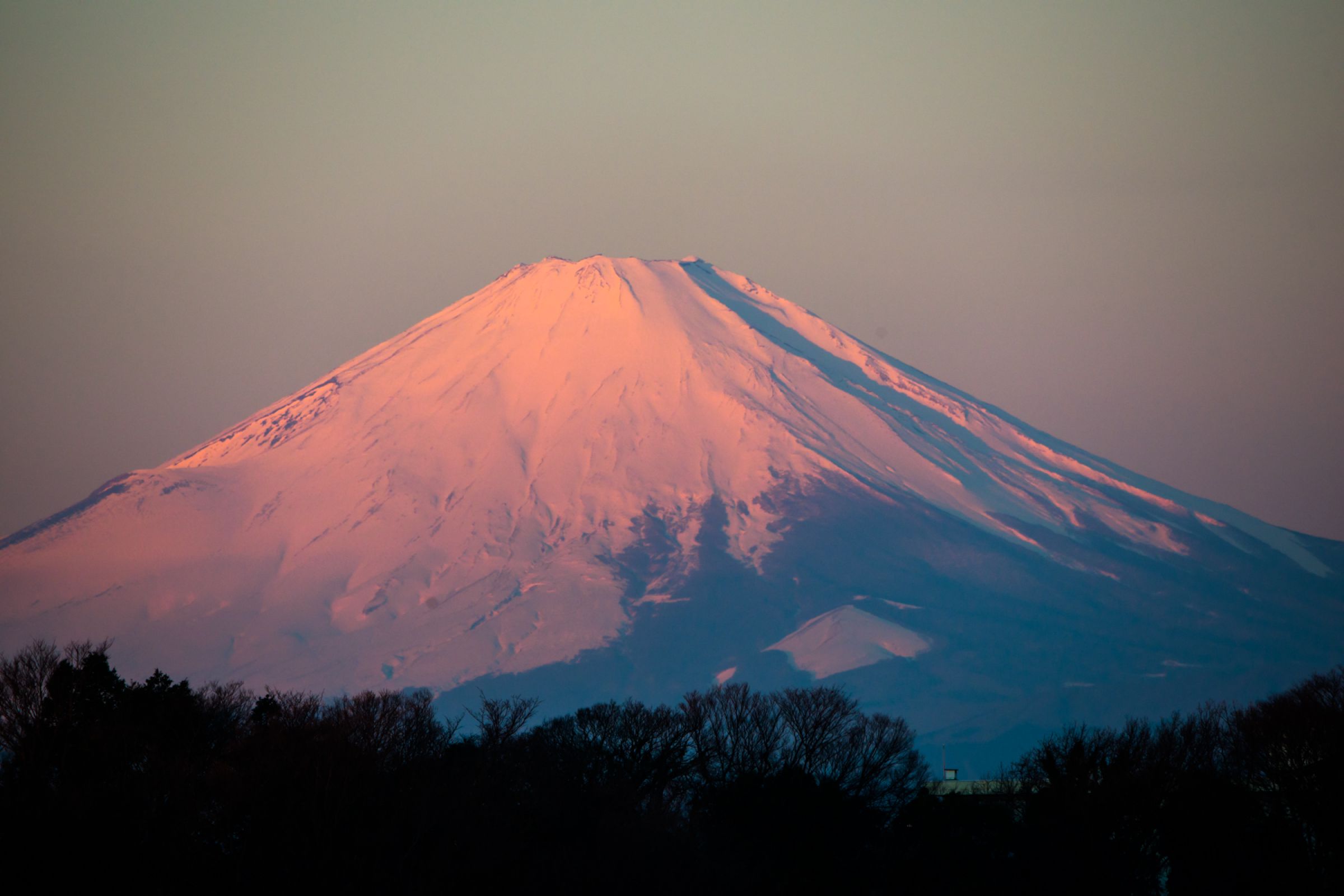 富士山 風景画 ピンク系 富士山 風景画 ピンク系