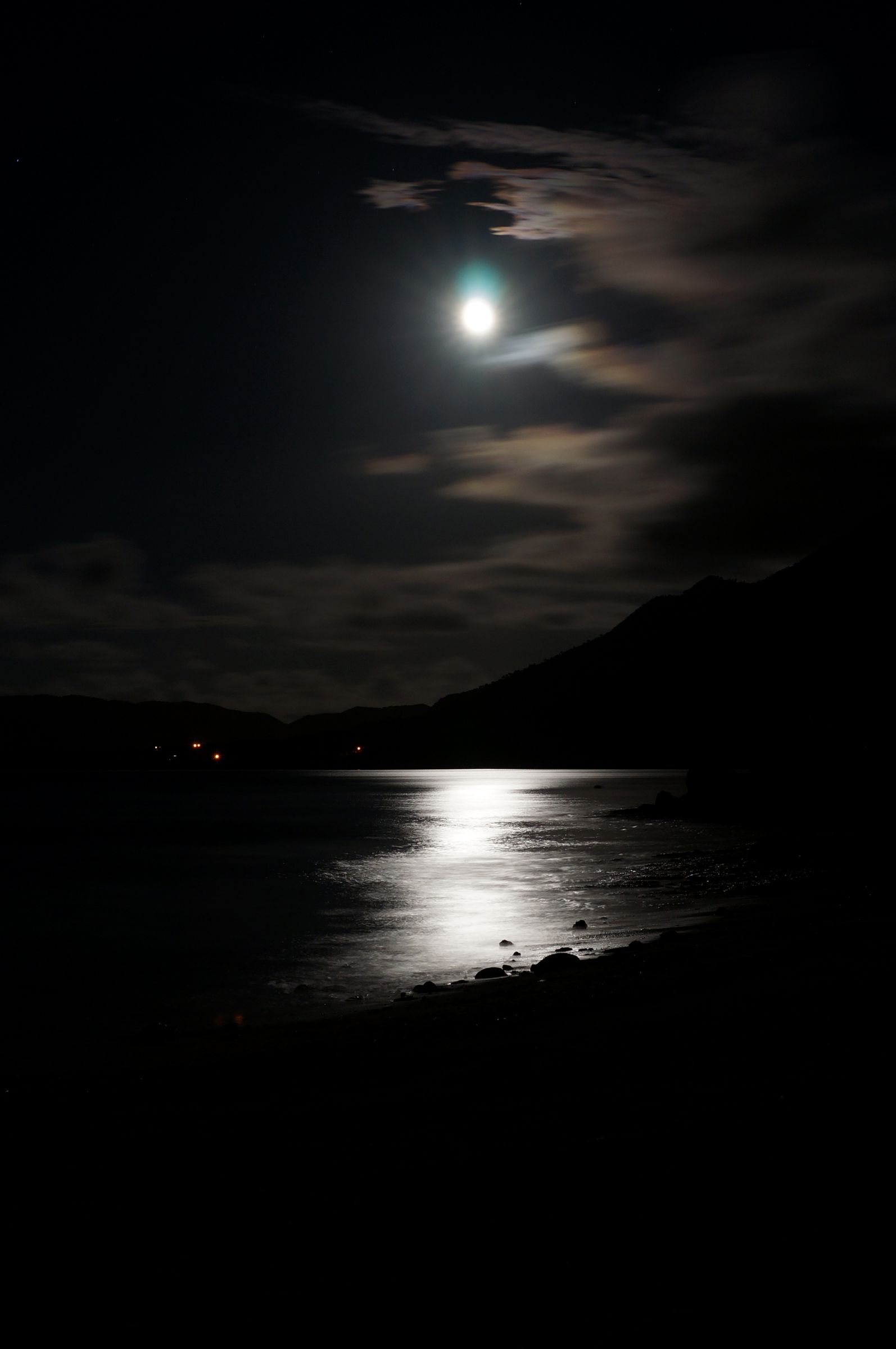 海と月夜の風景画 アールグラージュ 海と月夜の風景画 アールグラー