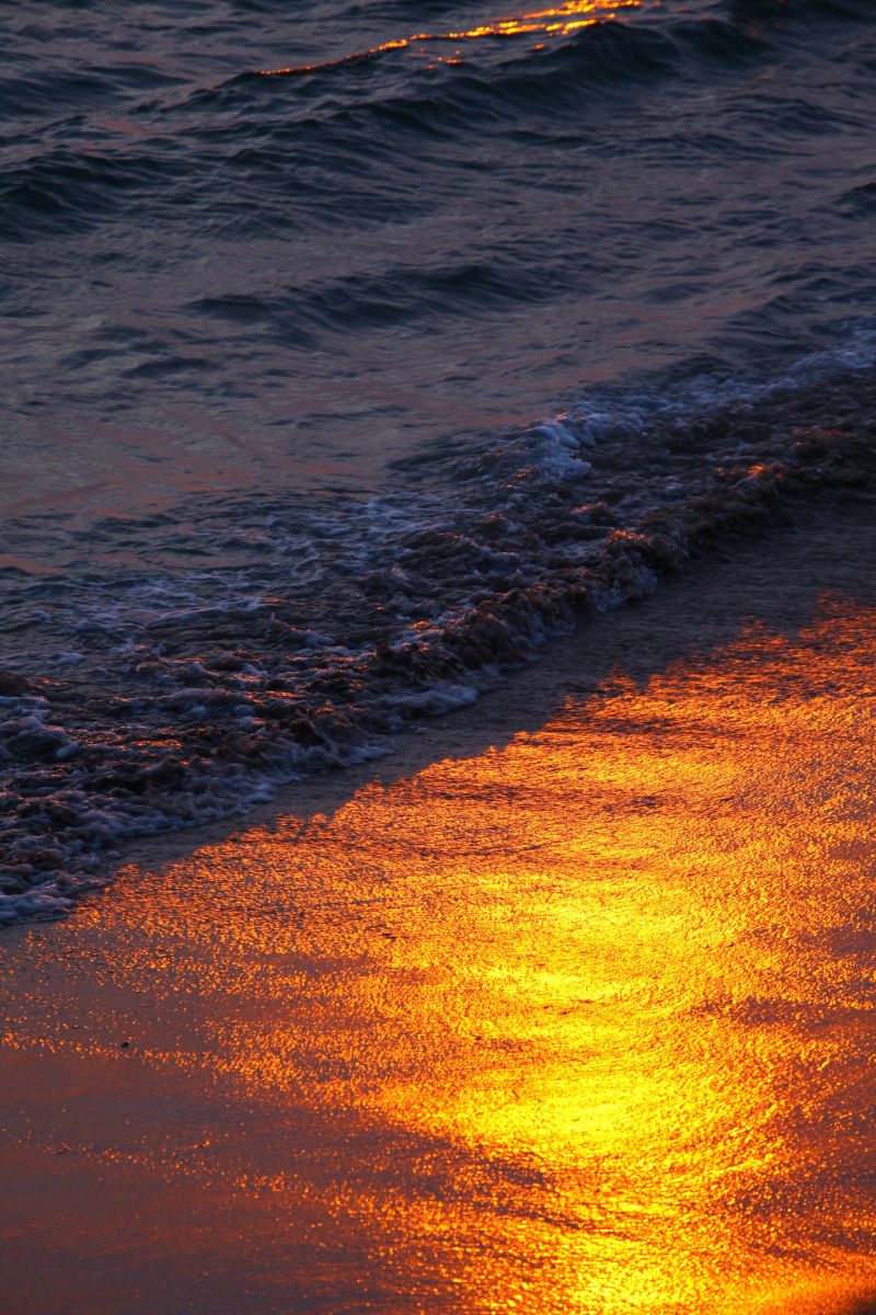 反射夕焼け 自然 風景 海 Ganref