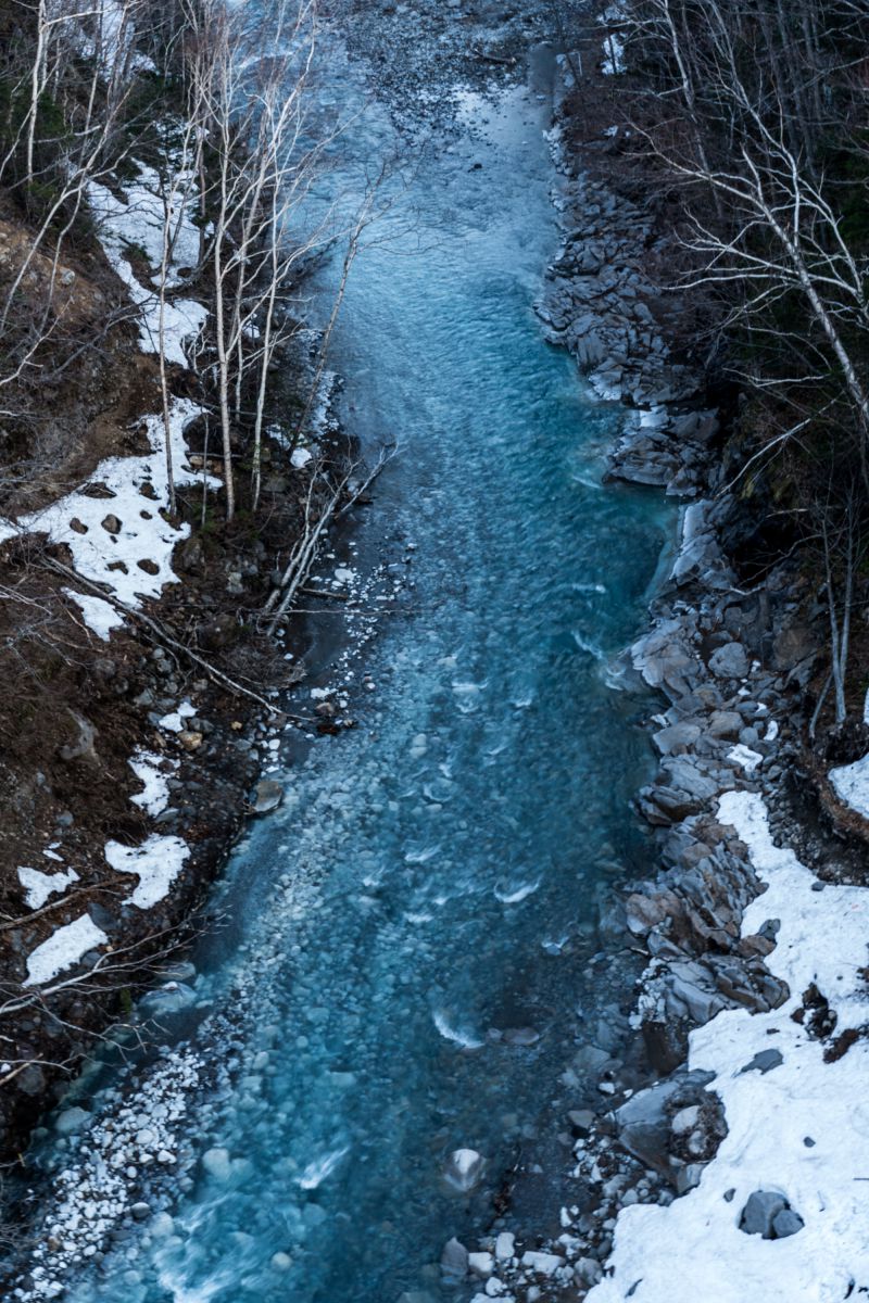 青い川 自然 風景 河川 Ganref