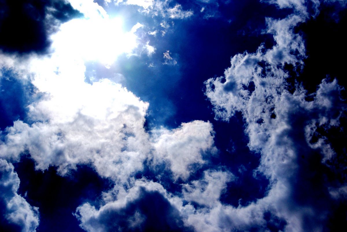 明陰双龍 自然 風景 空 雲 Ganref