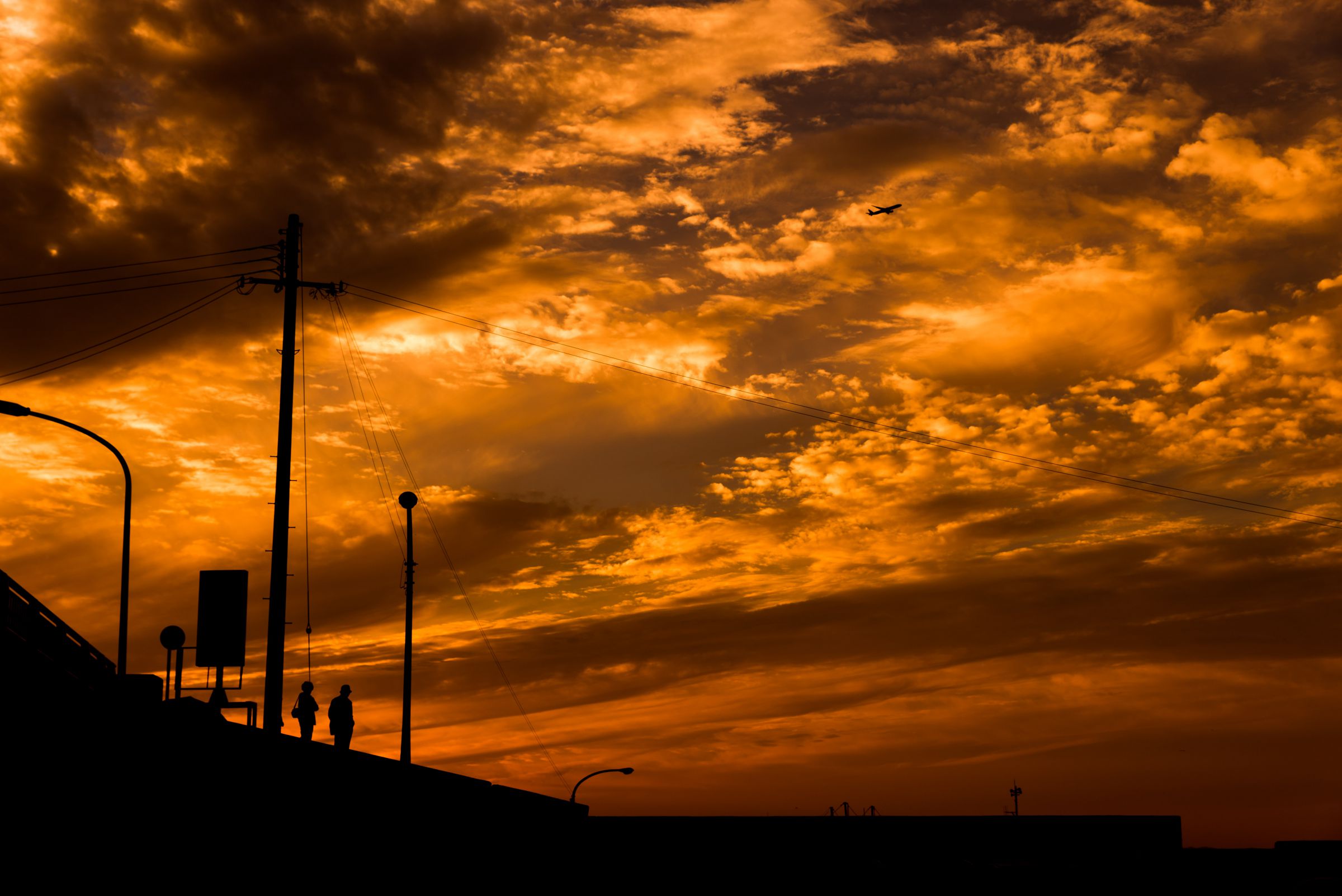 夕焼けシルエット | GANREF