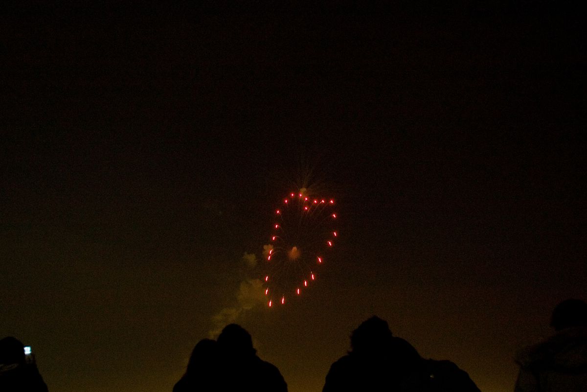 ハート花火 自然 風景 森林 Ganref