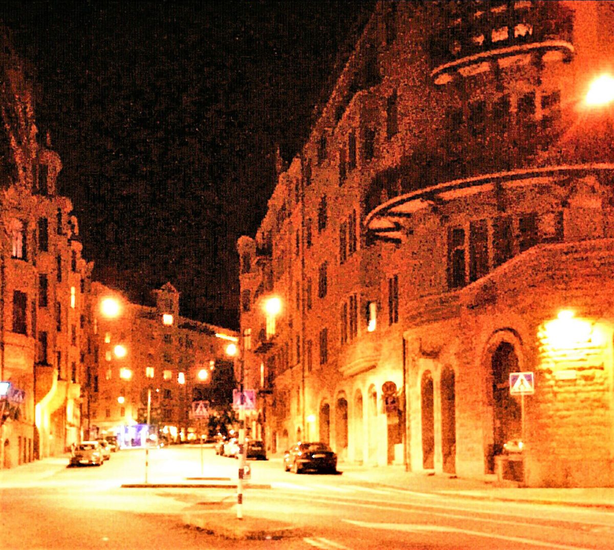 スゥエーデン ストックホルム 街並み 建物 夜景 Ganref