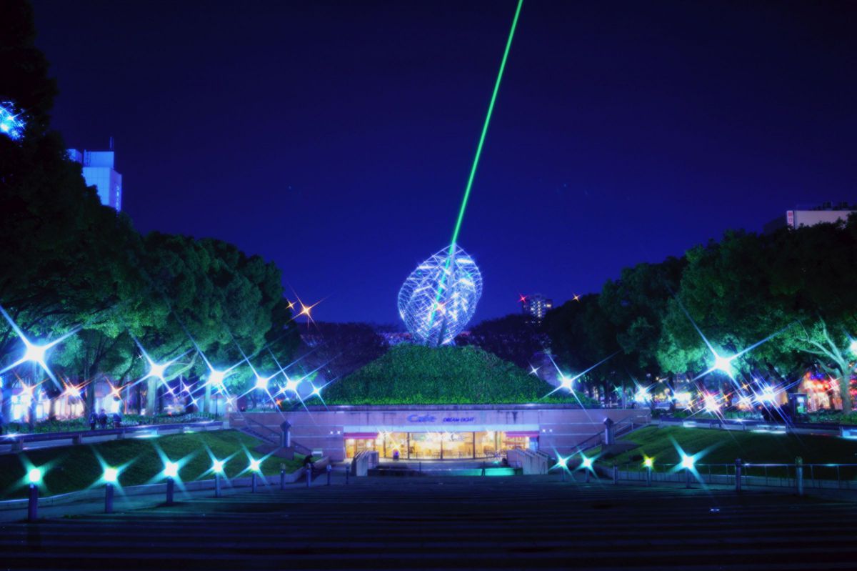 名古屋栄セントラルパーク 街並み 建物 夜景 Ganref