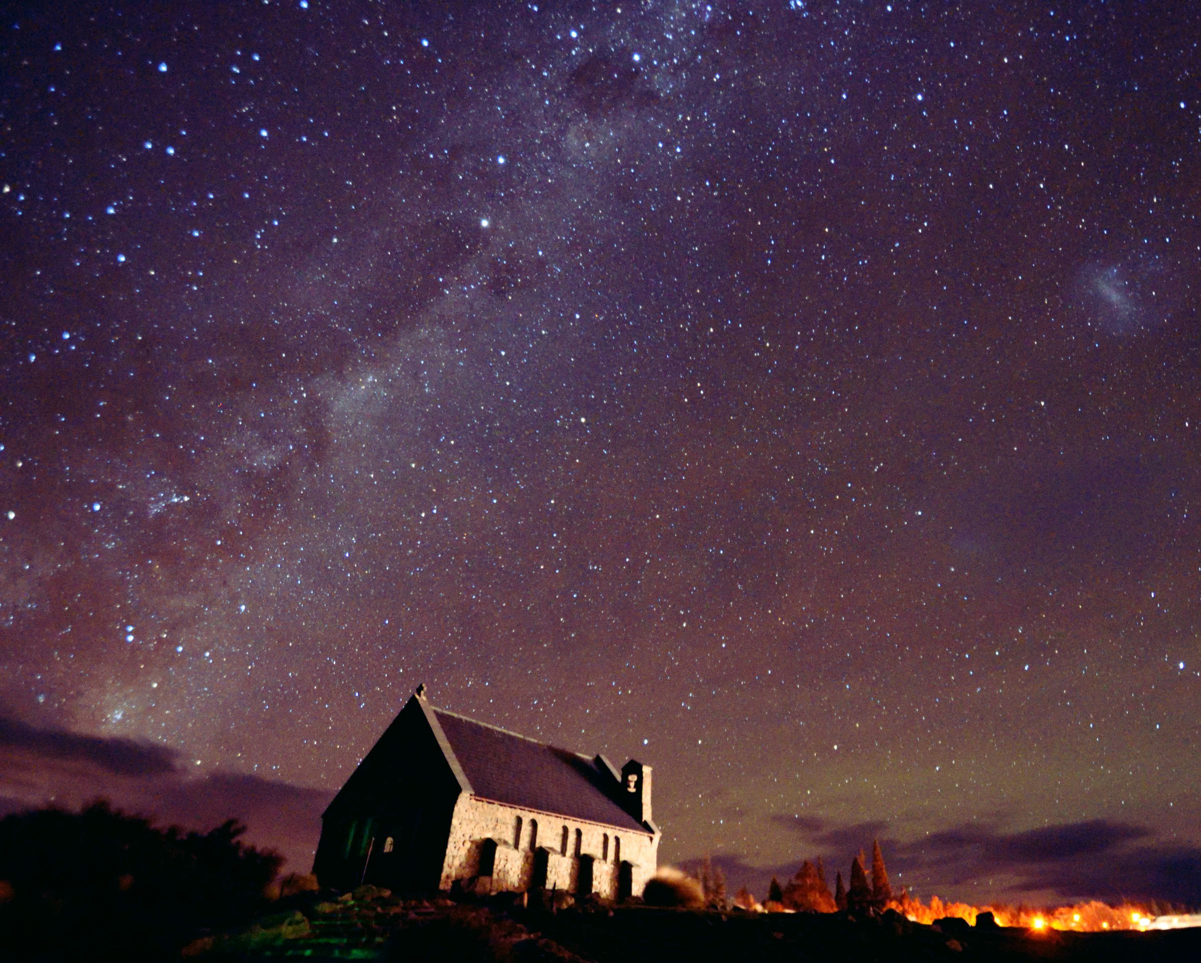 テカポの星空 善き羊飼いの教会と善き天の川 | GANREF