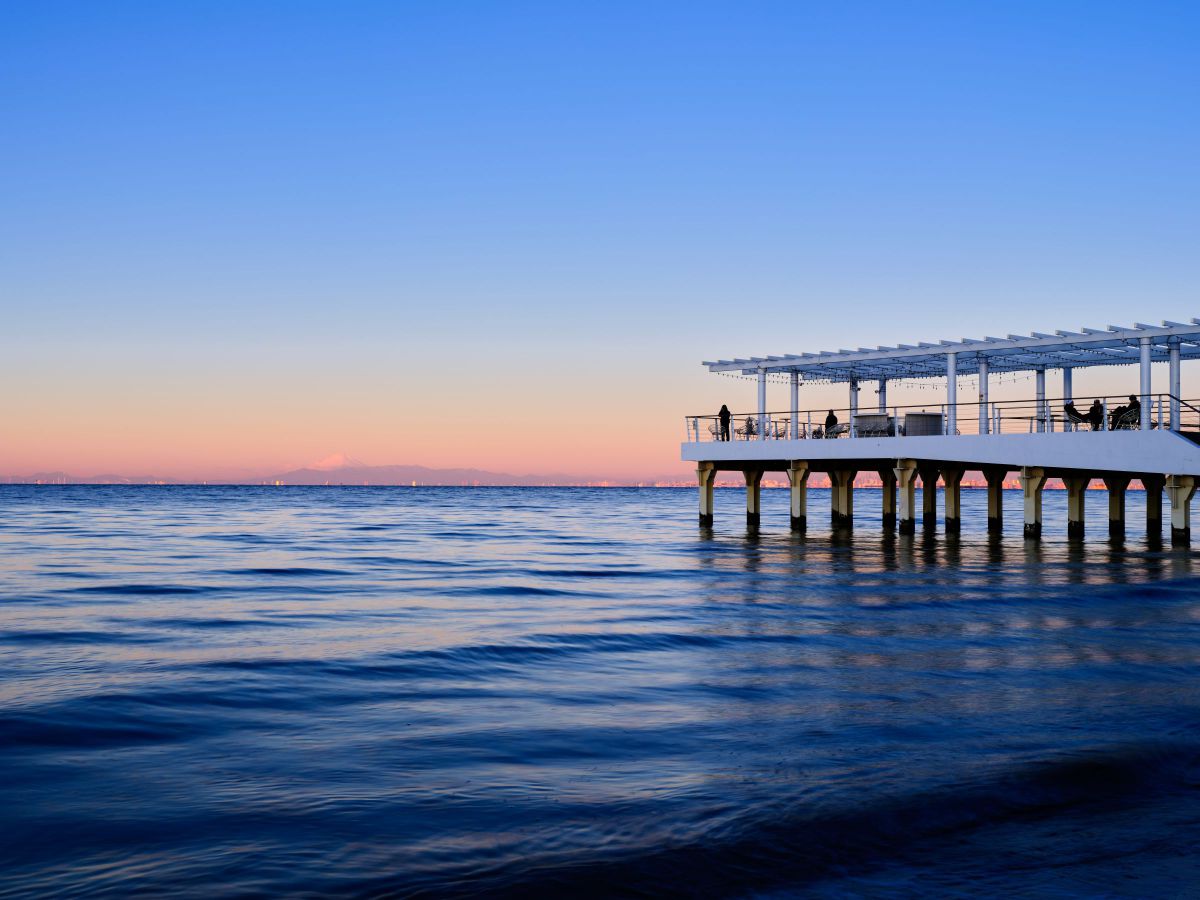 富士と海 朝の海 | GANREF