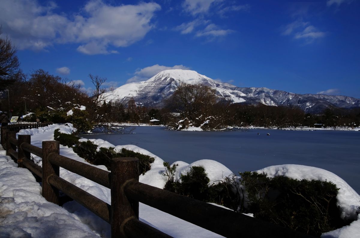 冬の三島池 自然 風景 山 Ganref