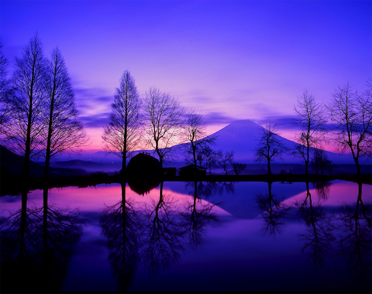 薄紫の夜明け Jpg 自然 風景 山 Ganref 薄紫の夜明け Jpg 自然 風景 山 Ganref