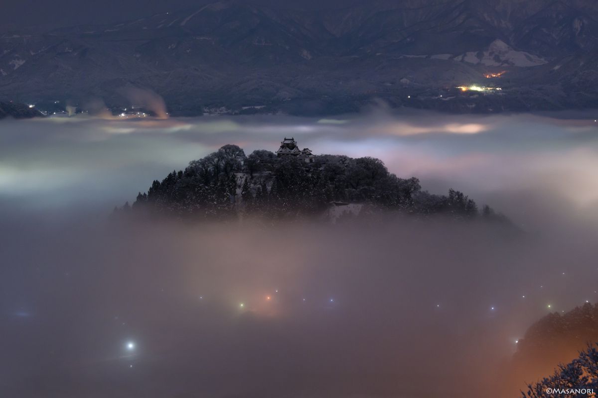 天空の城 越前大野城 街並み 建物 城 宮殿 Ganref