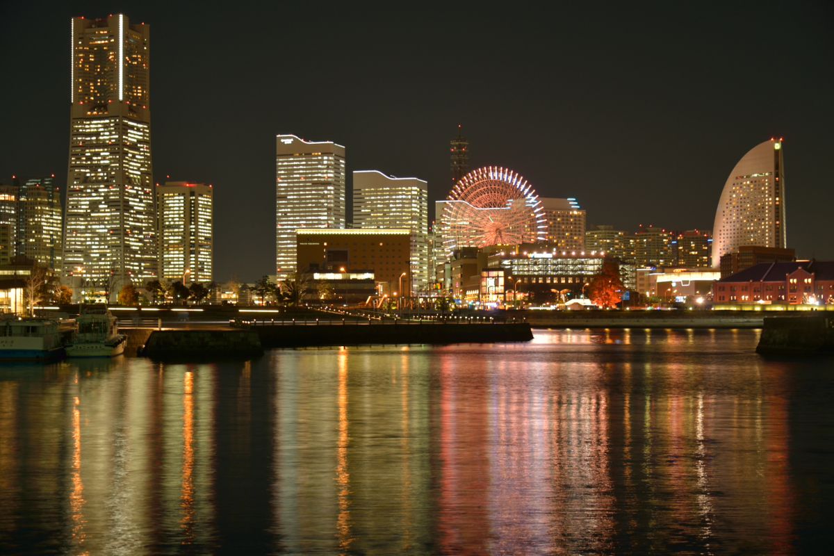 眠らない街 横浜 街並み 建物 夜景 Ganref
