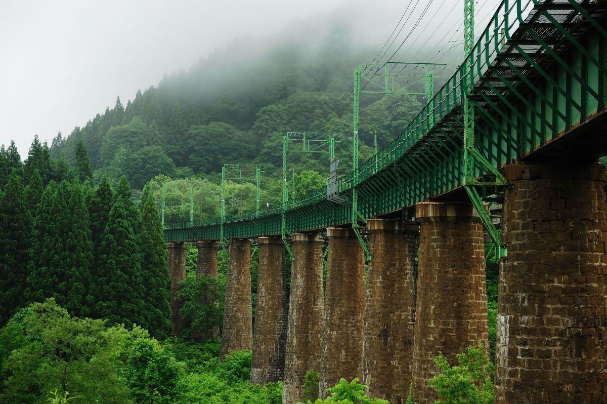長根広和先生鉄道写真ゼミ 陸橋 乗り物 交通 鉄道 駅 Ganref