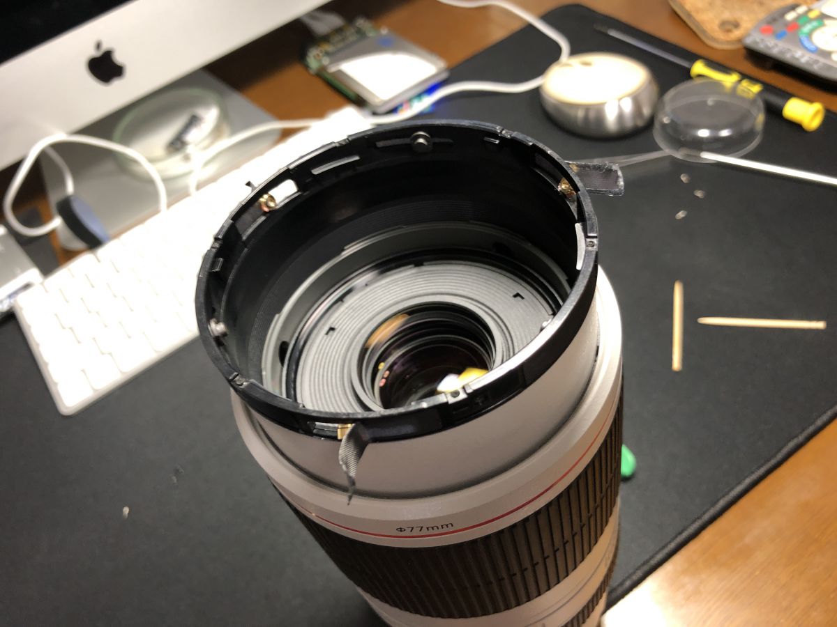EF100-400mm F4.5-5.6L IS II USM レンズ内の埃 | GANREF