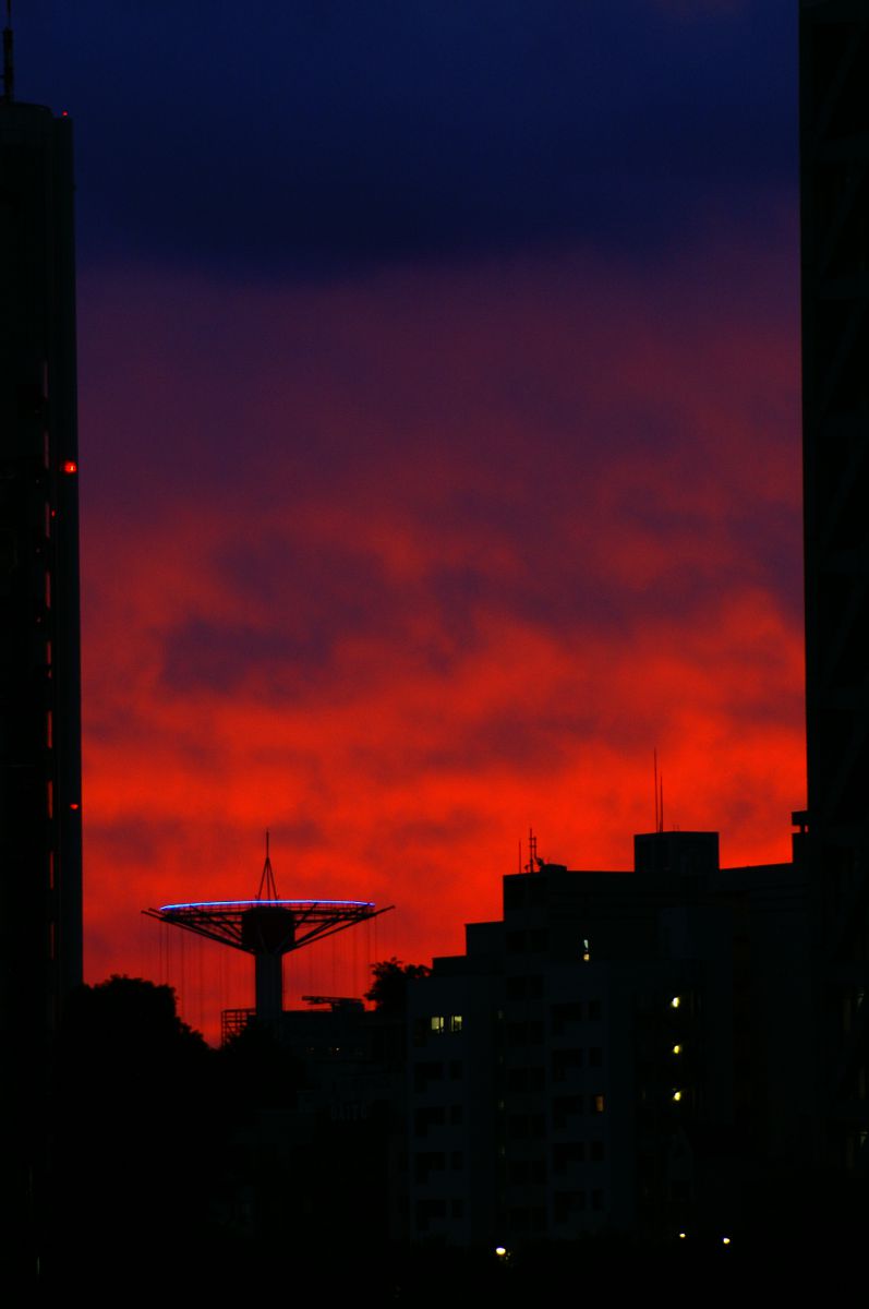 紅空 自然 風景 空 雲 Ganref