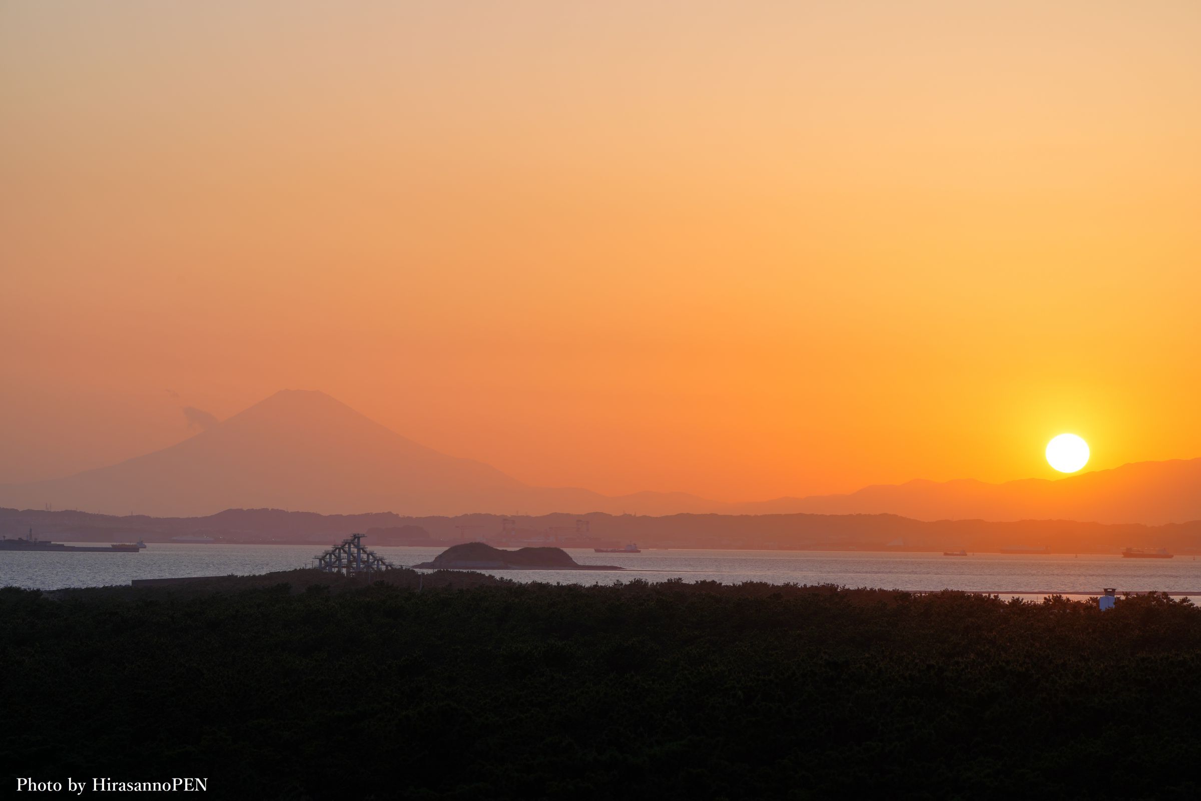 富津岬の夕日 | GANREF