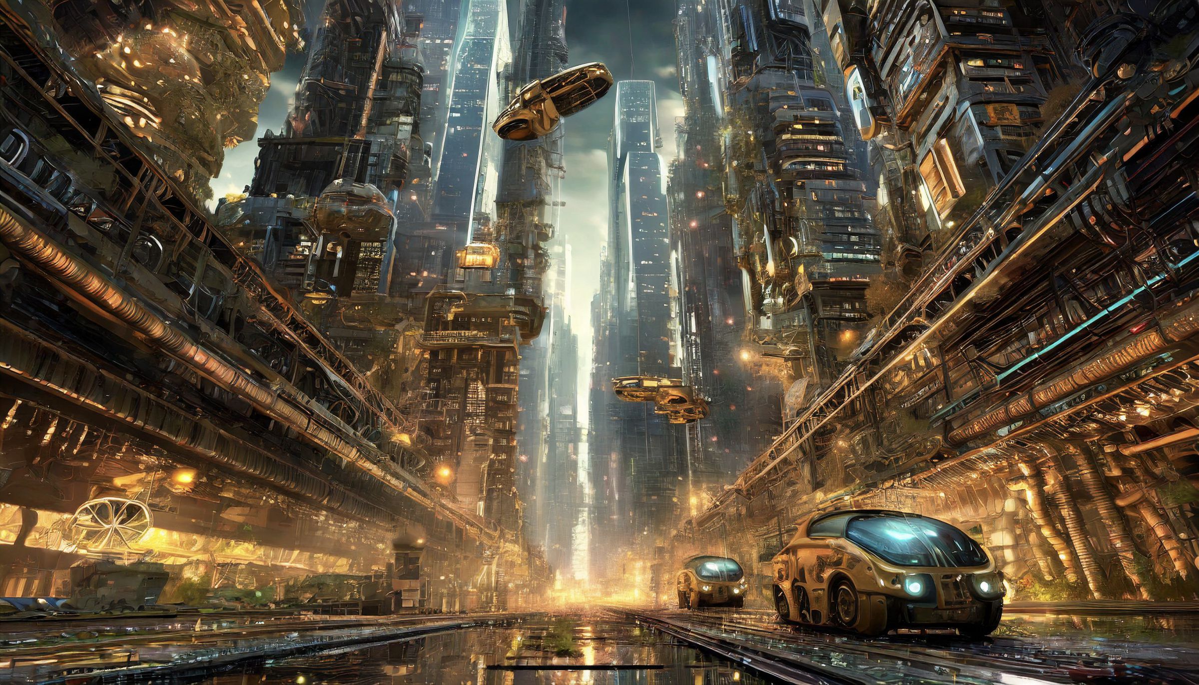 2次元　未来　風景 