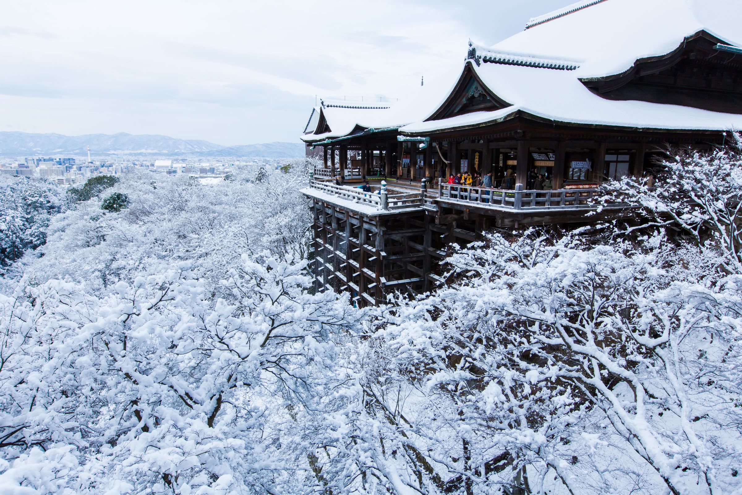 清水寺　雪景色　額入り 清水寺雪景色 | GANREF