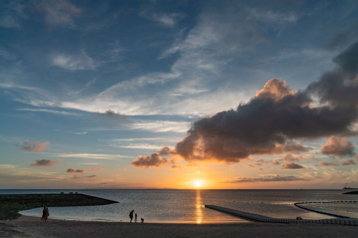 sunset beach | GANREF