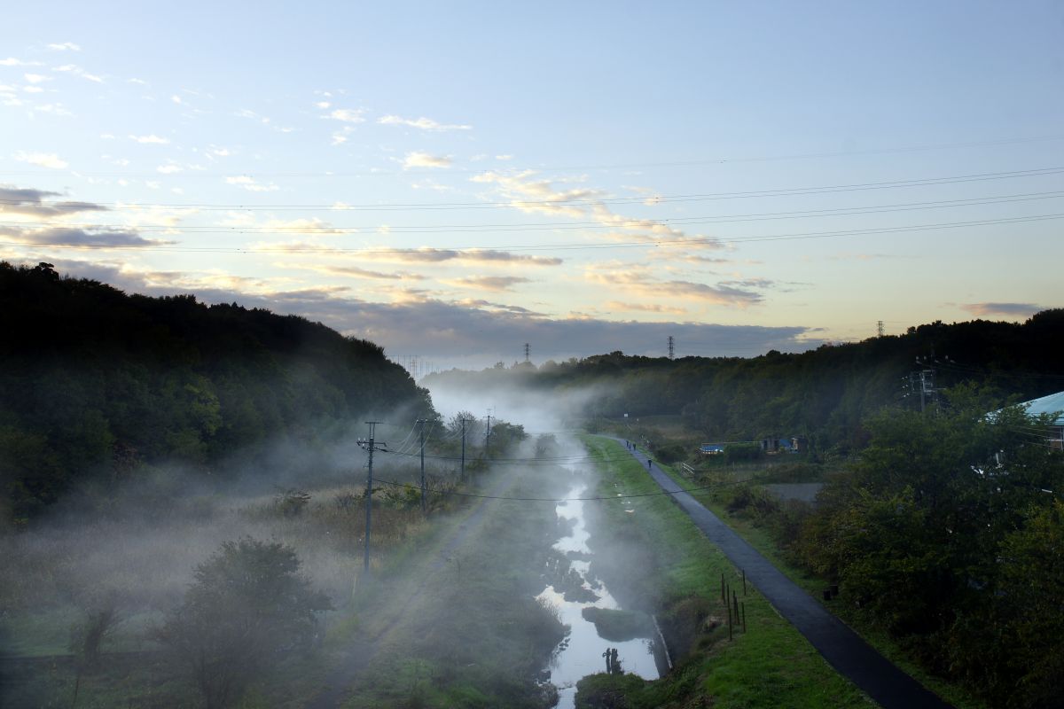 朝靄 あさもや 自然 風景 気象 天候 天気 Ganref
