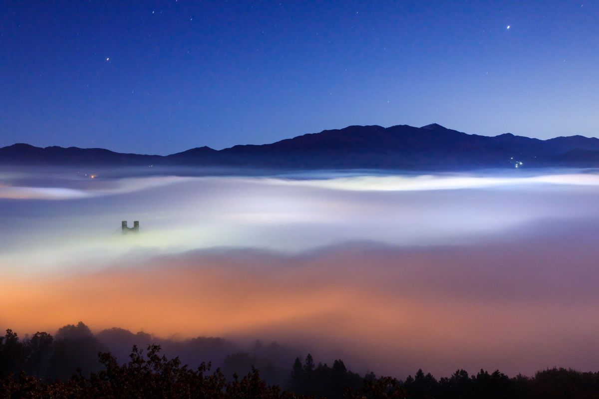 秩父大雲海の夜 自然 風景 山 Ganref 秩父大雲海の夜 自然 風景 山 Ganref