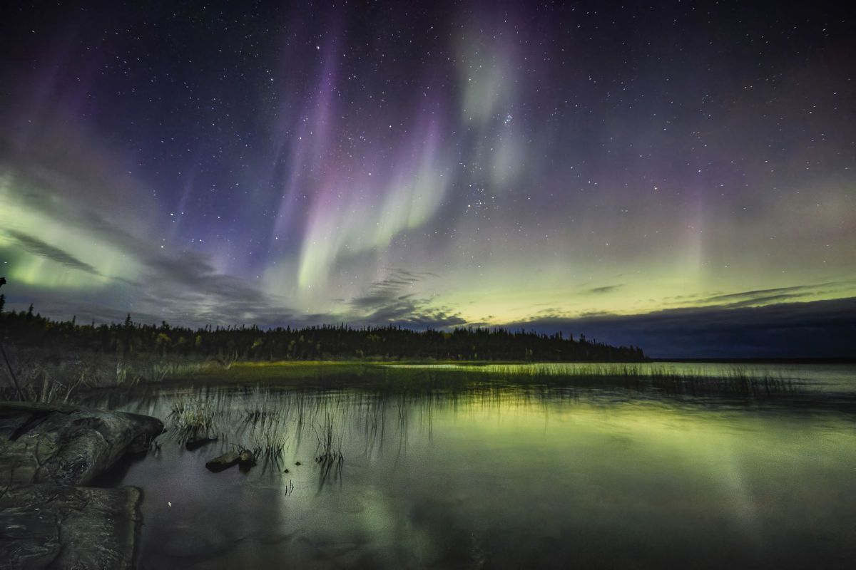 オーロラ乱舞 シネマグラフ Ganref