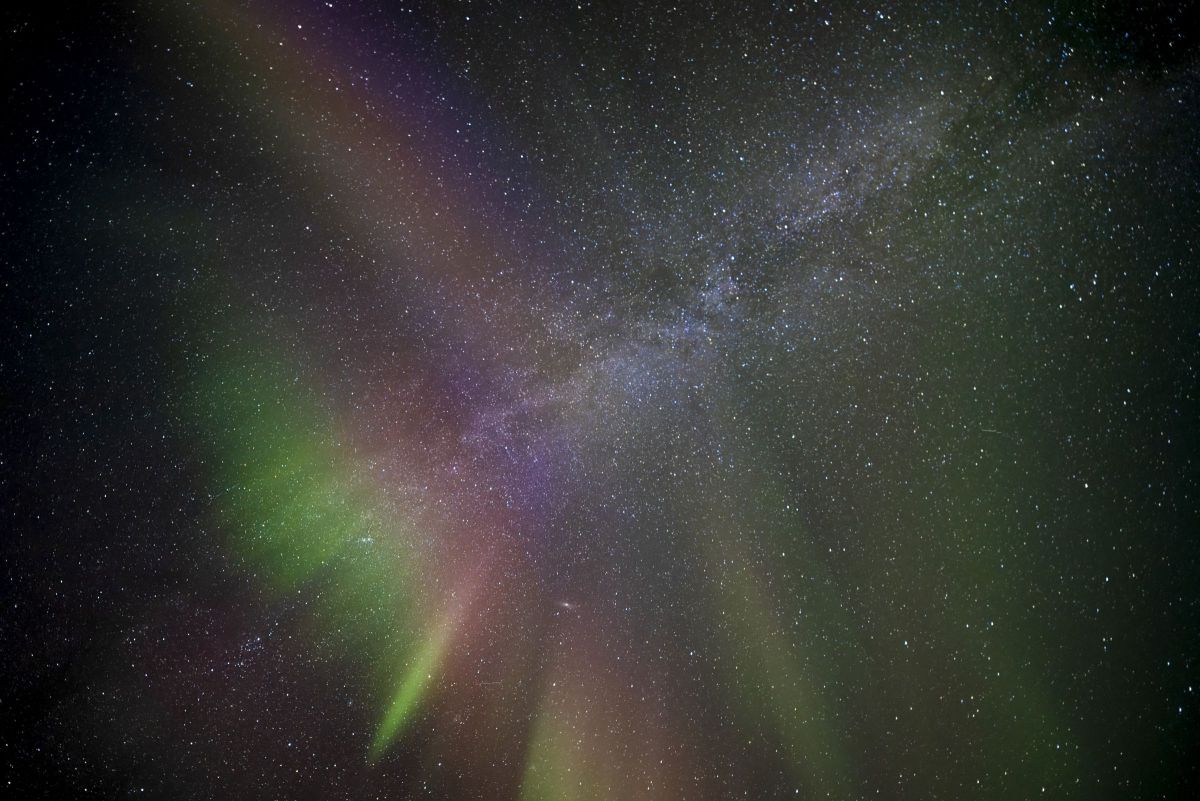 aun ガラスペン オーロラと天の川 F aun ガラスペン オーロラと天の川 F