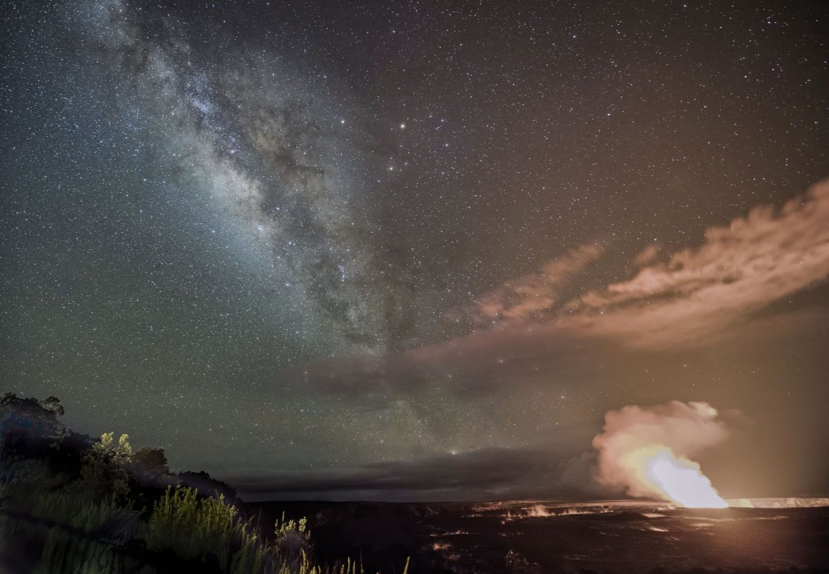 あの素晴らしい星空に逢いたい ハワイ島 燃える天の川 自然 風景 その他 Ganref