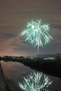 『値引き』パステル画　観覧車と花火 値引き』パステル画 観覧車と花火 - メルカリ
