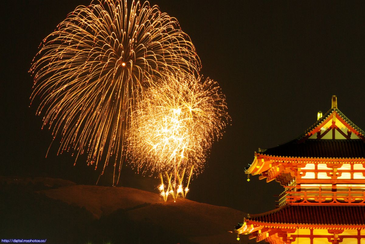 奈良 若草山 山焼き 花火 行事 祭り Ganref