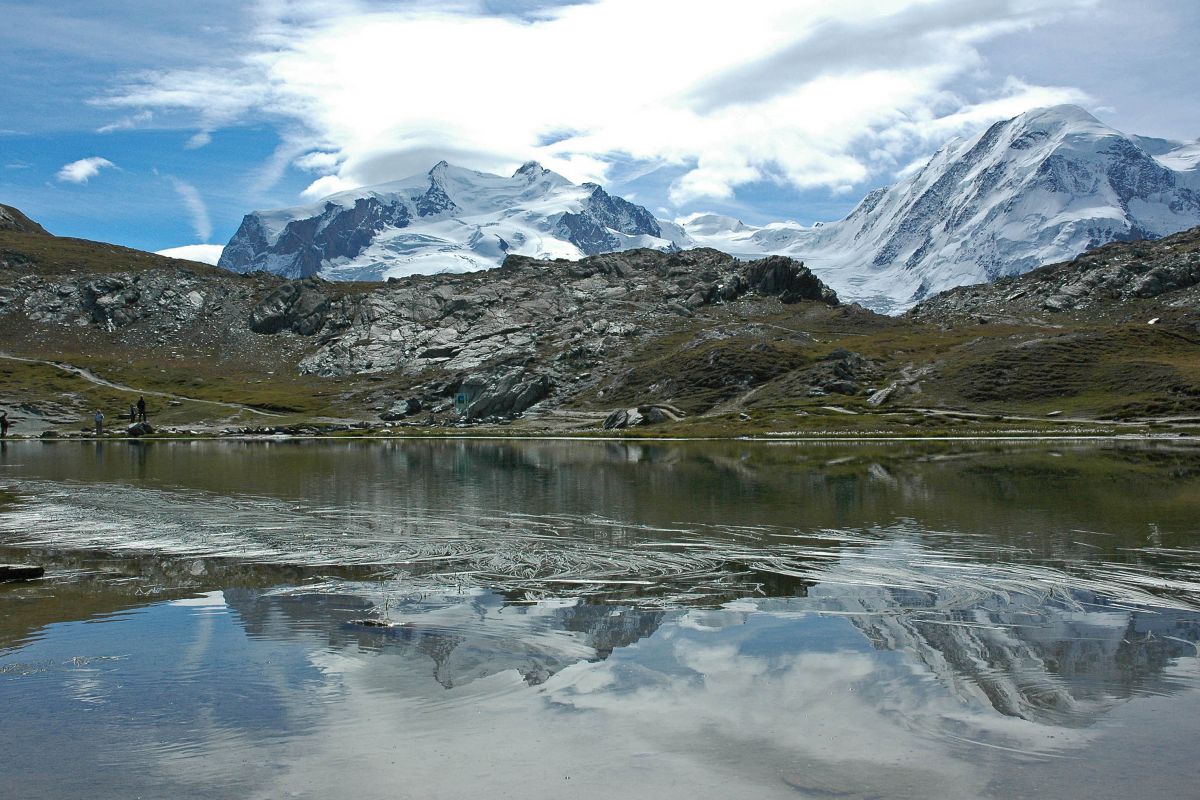 山と雲 No モンテローザの頂上には三重の笠雲が Ganref