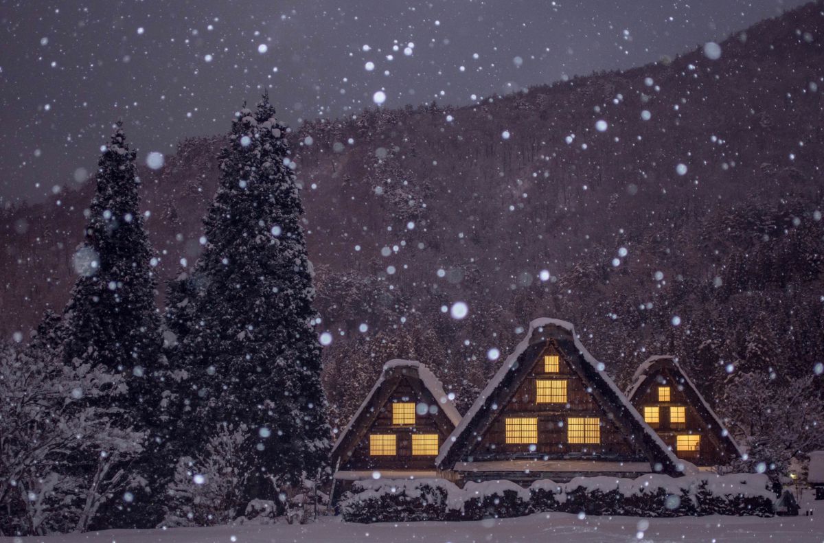 古き良き日本の冬景色 街並み 建物 世界文化遺産 Ganref