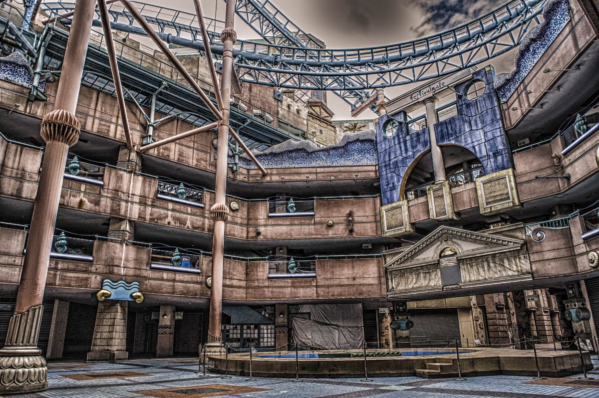 廃墟 街並み 建物 店舗 Ganref