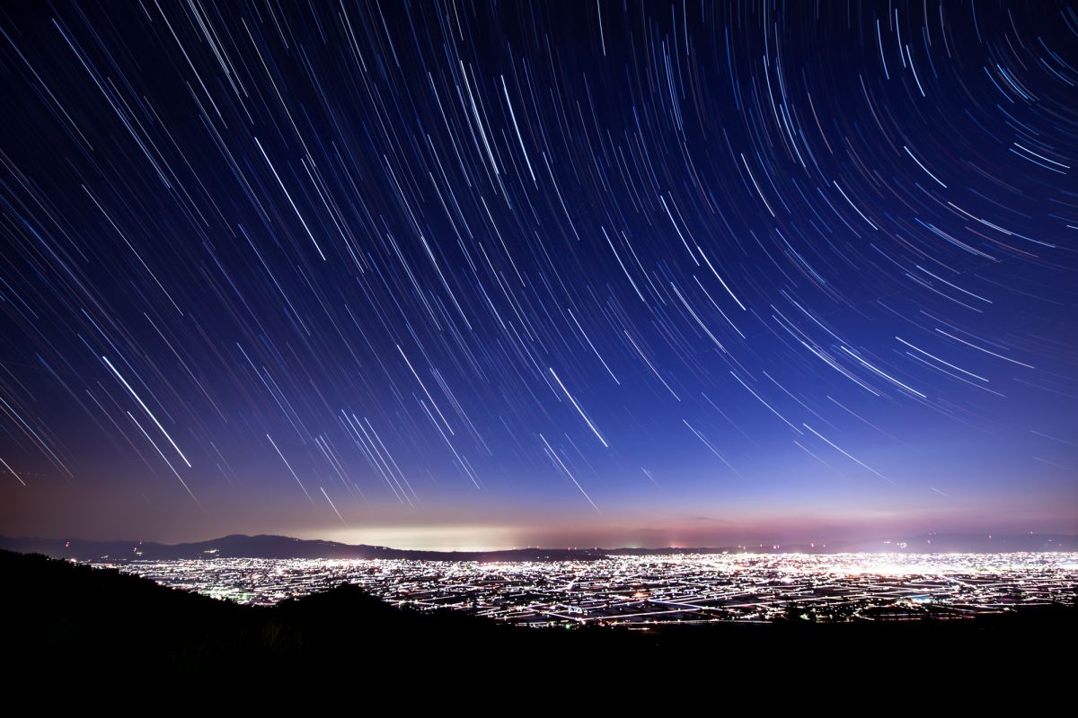 散居村展望台より２ 街並み 建物 夜景 Ganref