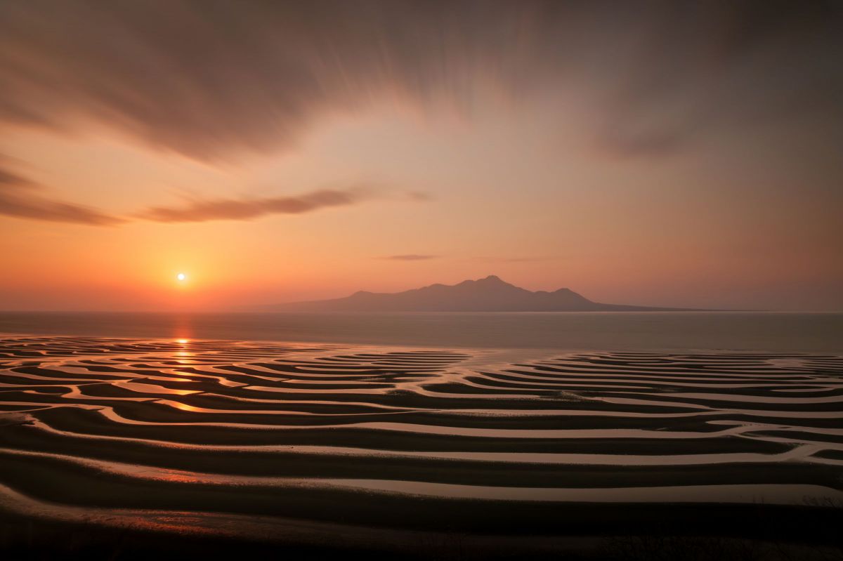 熊本県御輿来海岸の夕暮れ | GANREF