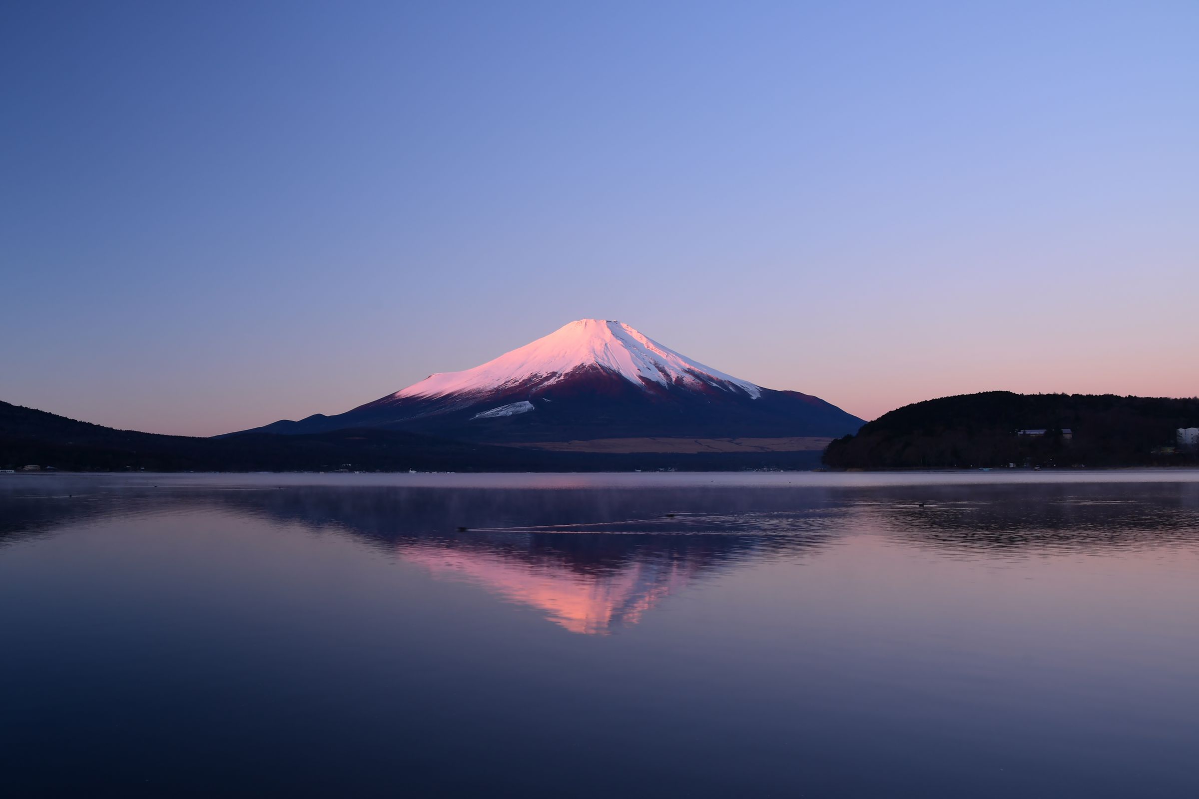 冬の逆さ富士 | GANREF