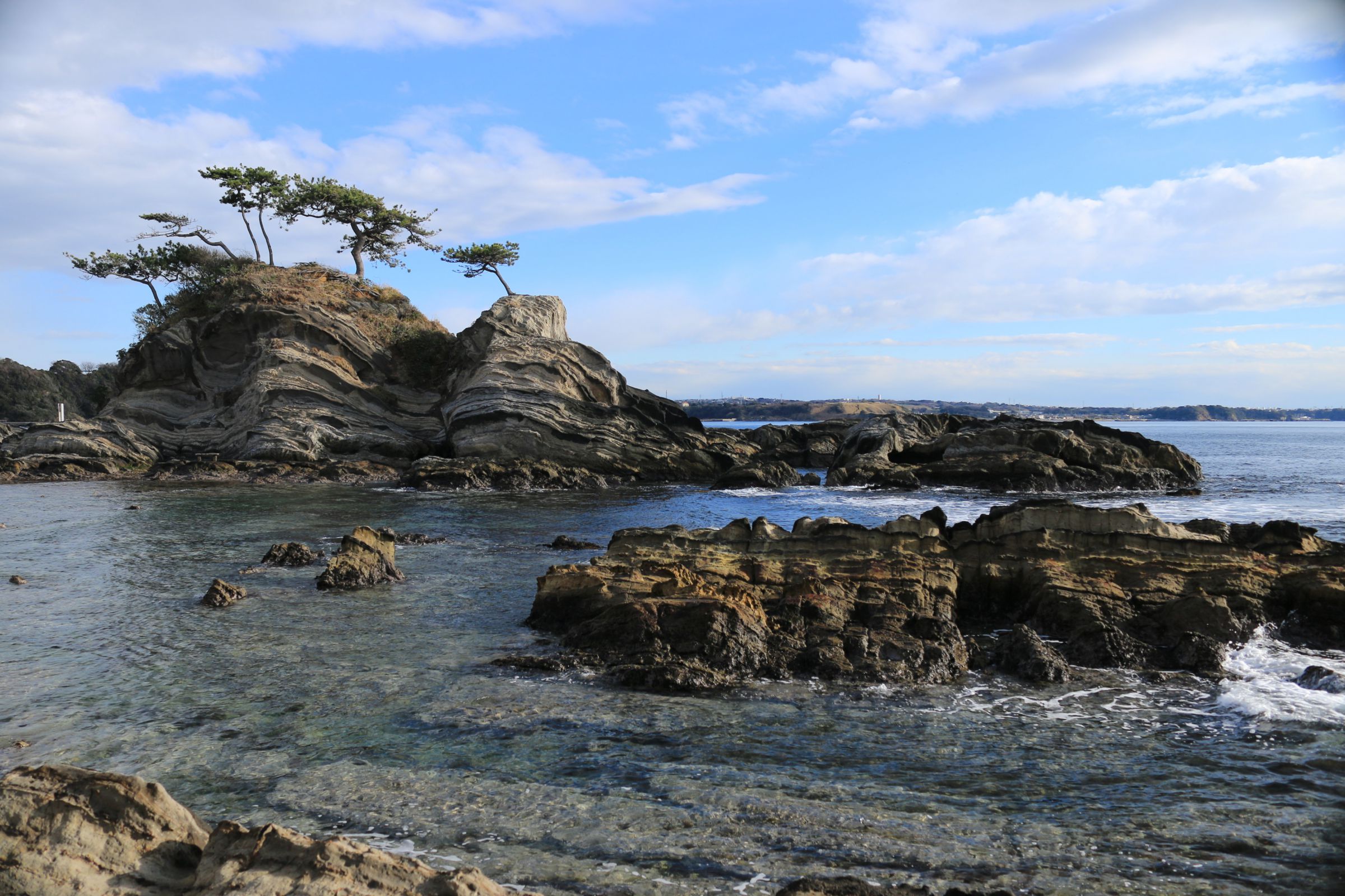 水彩画「荒崎海岸」 荒崎海岸。 | GANREF